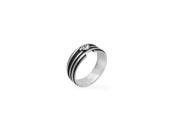 Silver ring with Zircon