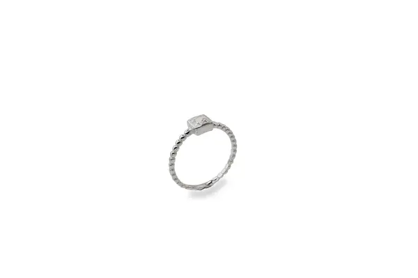Silver ring with Zircon