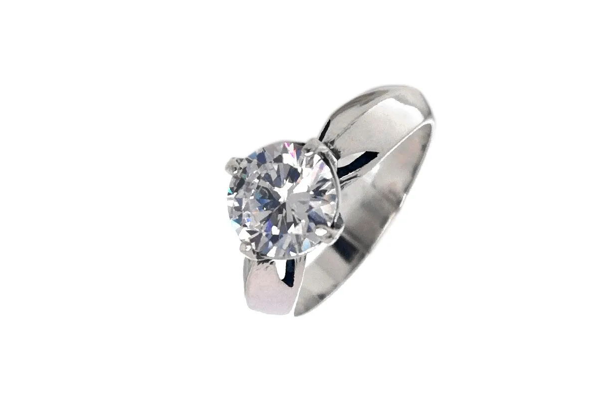 Sterling silver ring with Cubic Zirconia Z1835350430