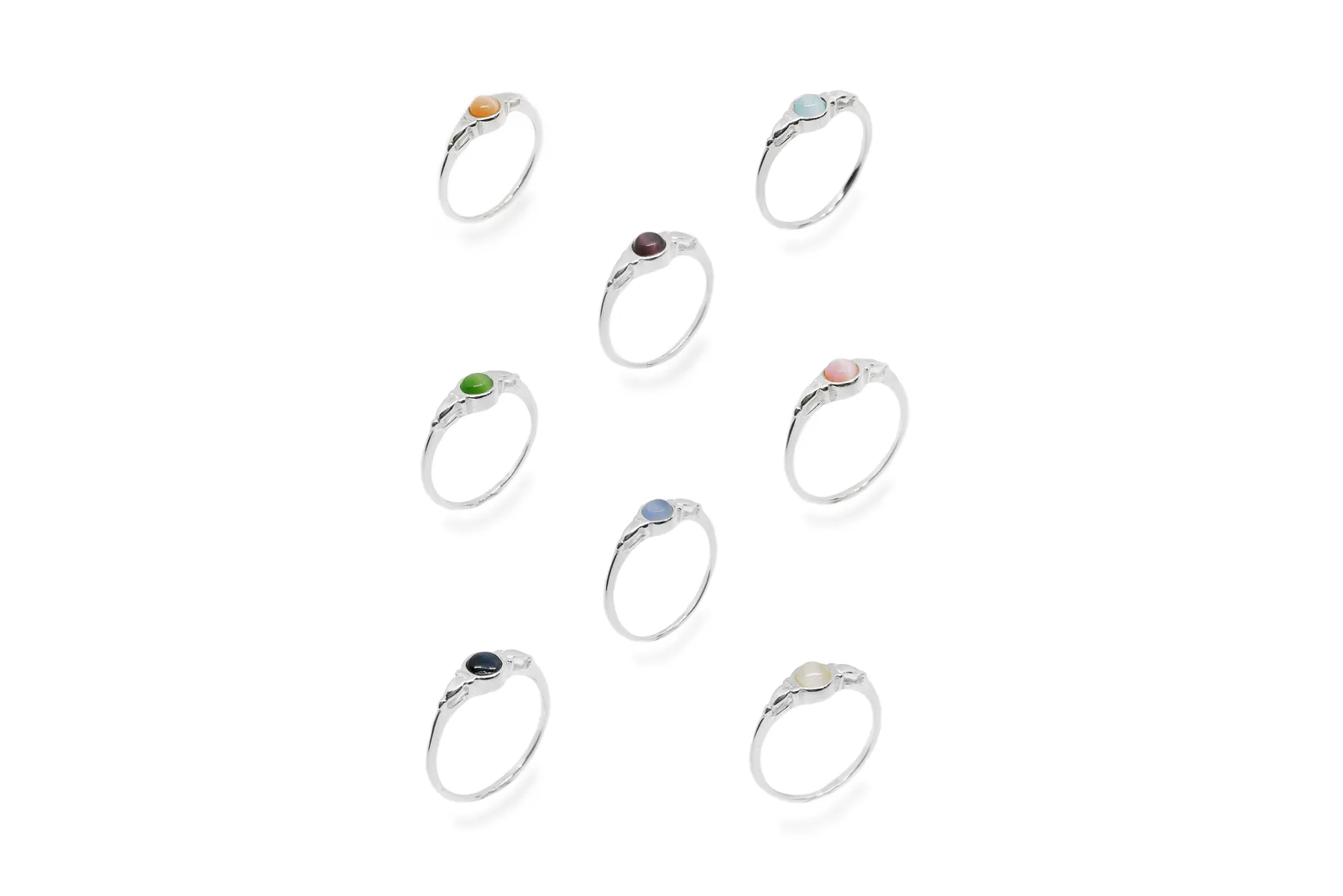 Silver ring with Cat eye