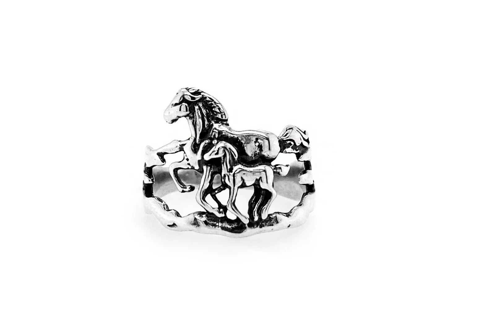 Horse Silver Ring Z0689350350