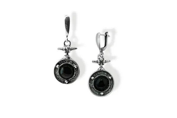 Silver earrings