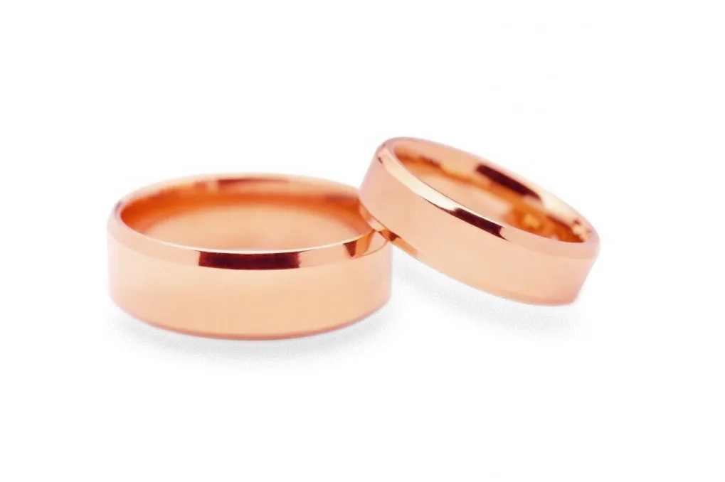Gold wedding rings C-104 4.5mm