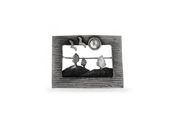 Exclusive brooch - Paysage