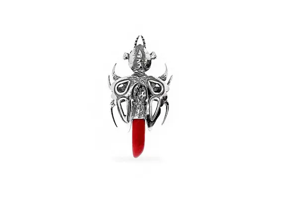 Brooch "Red beetle"