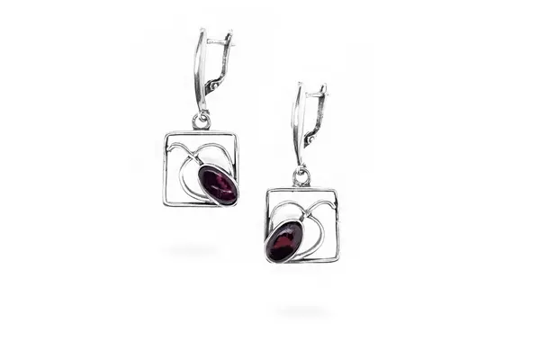 One-of-a-kind earrings - Apples