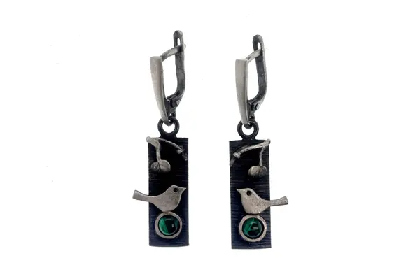 One-of-a-kind earrings - Bird