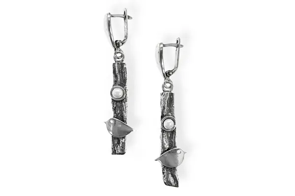 One-of-a-kind earrings - Bird