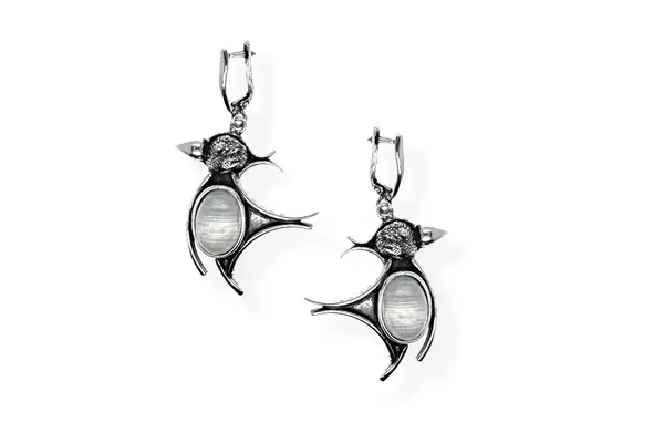 One-of-a-kind earrings - Bird no. 2