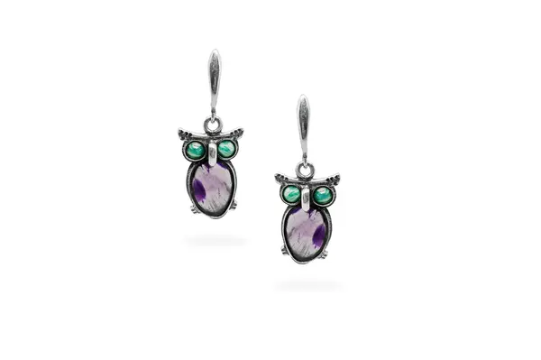 One-of-a-kind earrings - Owls