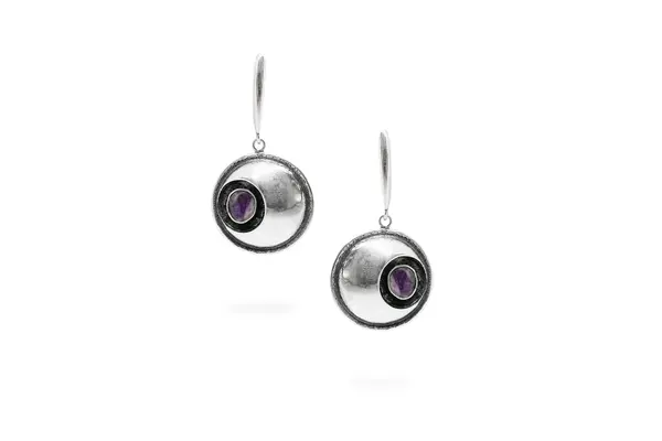 Exclusive earrings with Amethyst