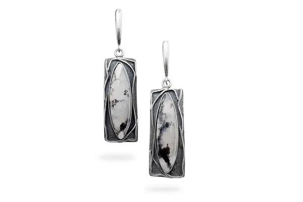 Exclusive earrings with Agate
