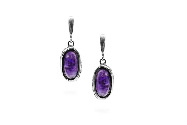 Exclusive earrings with Amethyst
