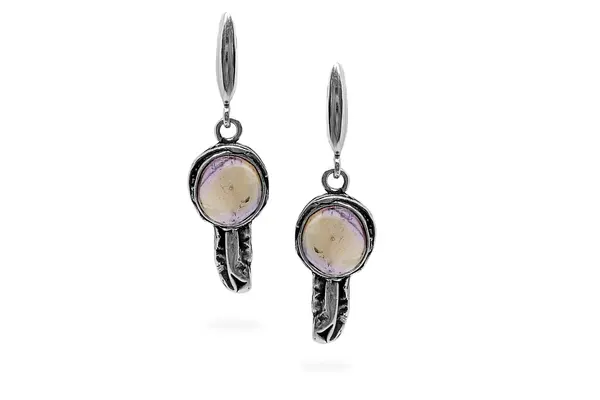 Exclusive earrings with Ametrine