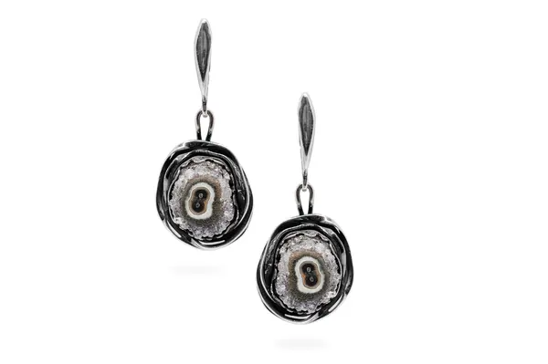 Exclusive earrings with Amethyst