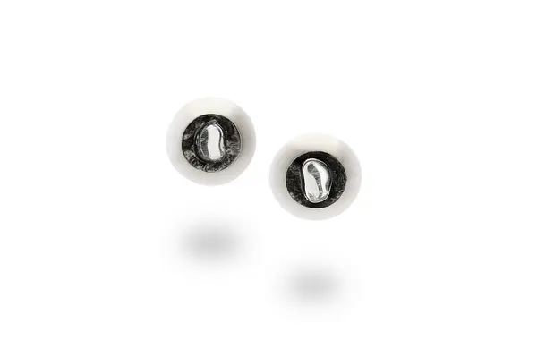 One-of-a-kind earrings with Quartz