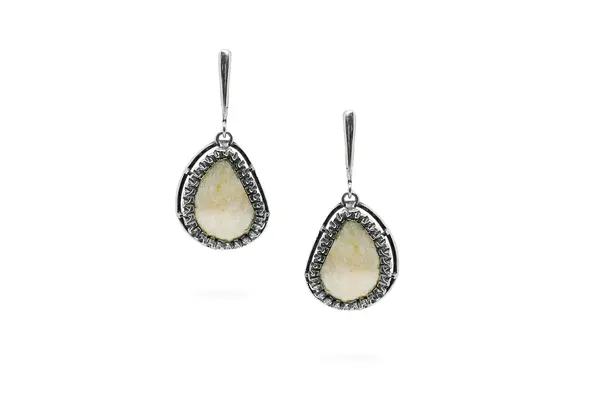 Exclusive earrings with Quartz