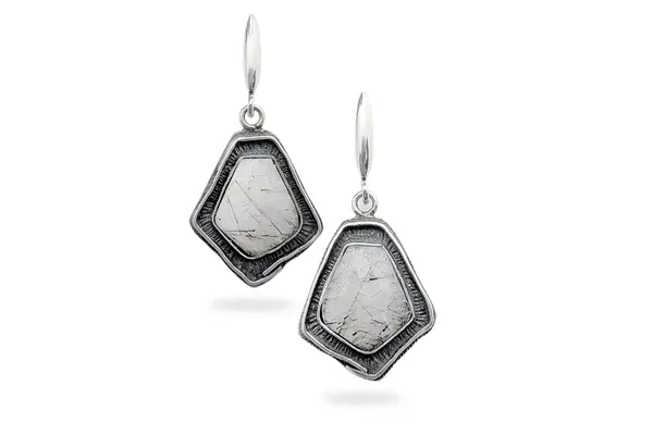 Exclusive earrings with Quartz