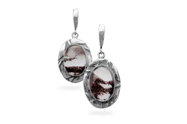 Exclusive earrings with Quartz