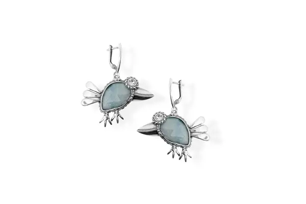 One-of-a-kind earrings - Jackdaws