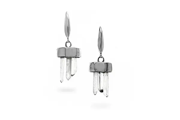 One-of-a-kind earrings - Icicle