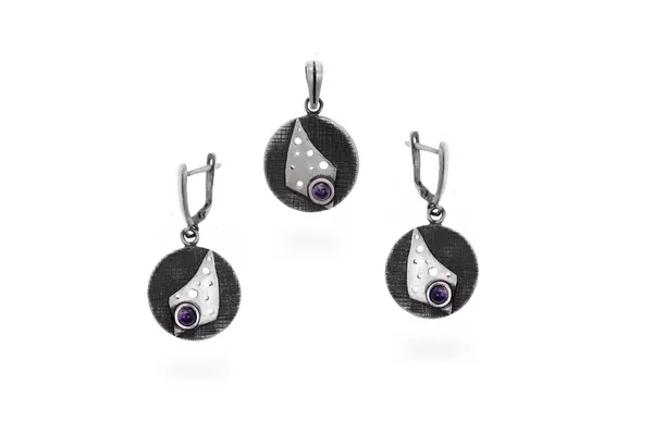 Exclusive set with amethyst