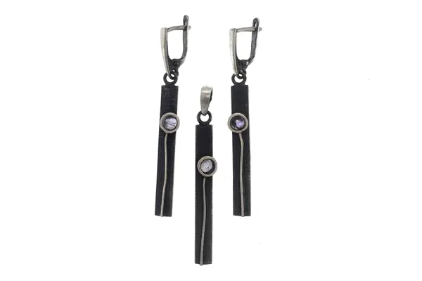 Exclusive set - Amethyst flower
