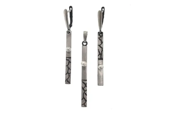 Exclusive set with Cultured pearl