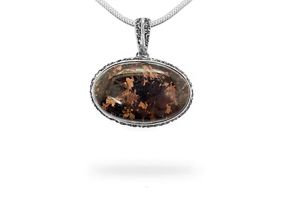 Exclusive pendant with Bronzite