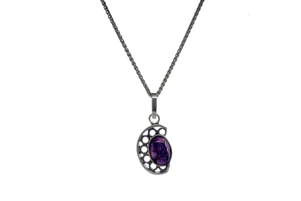 Exclusive pendant with Charoite