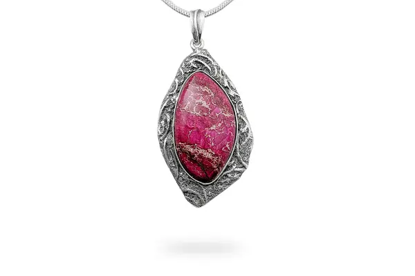 Statement exclusive pendant with Jasper