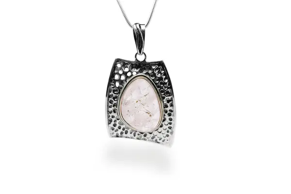 Exclusive pendant with Rose Quartz