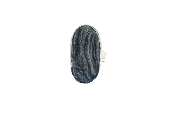 One-of-a-kind ring with Chalcedony