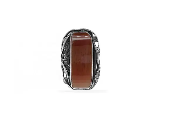 One-of-a-kind ring with Jasper