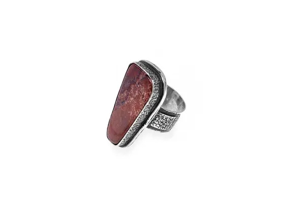 Exclusive jasper stone ring
