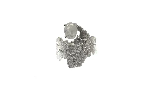 One-of-a-kind ring with Moonstone