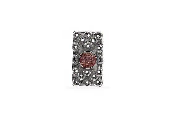 One-of-a-kind ring with Pyrite