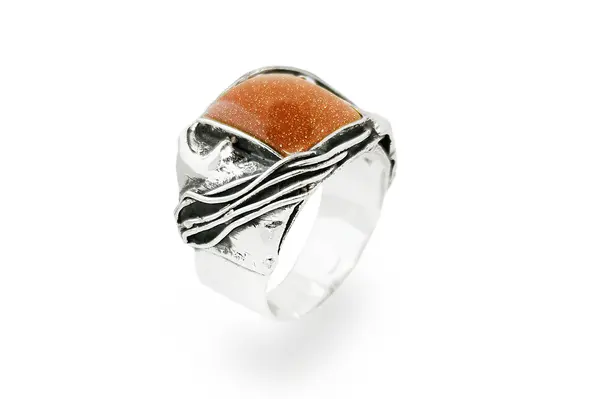 One-of-a-kind ring with Sunstone