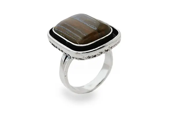 One-of-a-kind ring with Tiger’s eye