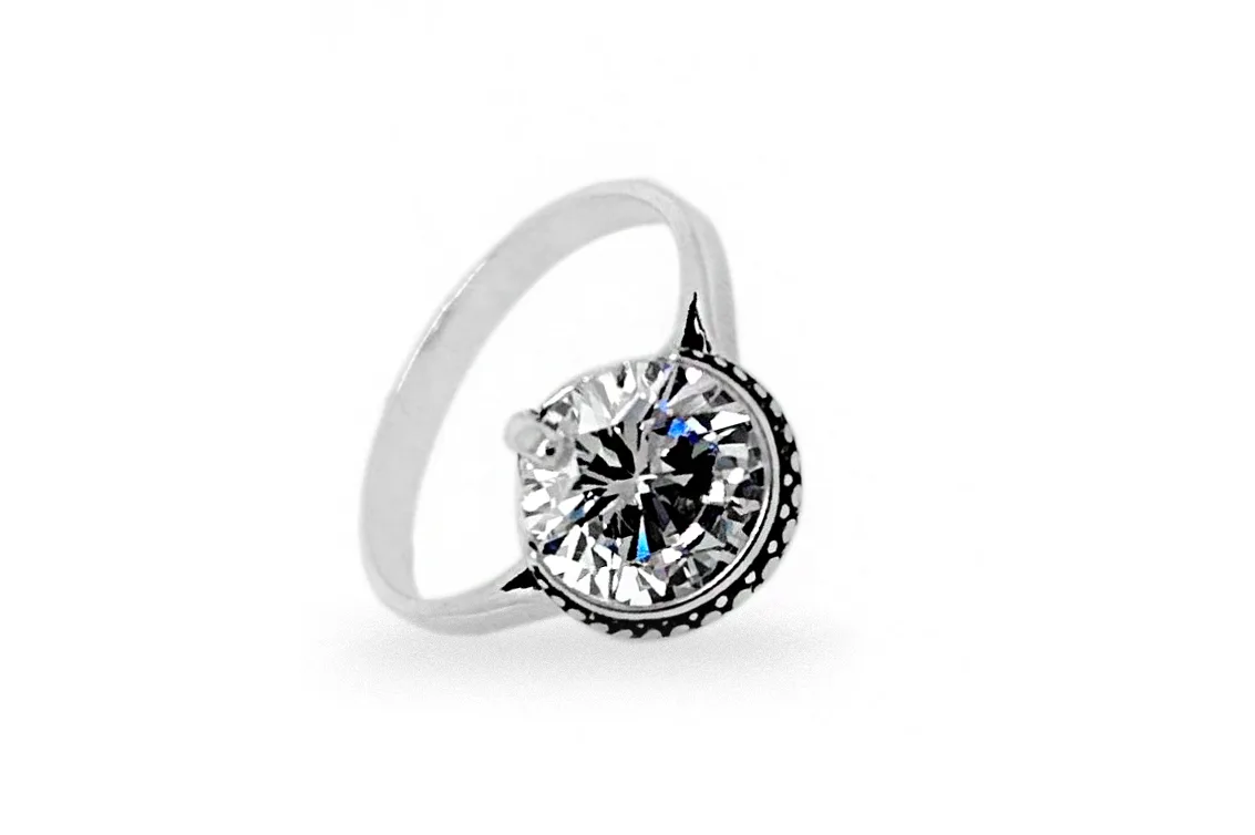 Sterling silver ring with Cubic Zirconia Z1316350320